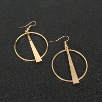 Geometric Alloy Retro Gold Earrings Wholesale main image 4