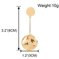 Retro-stil Legierung Geometrische Runde Lange Damenmode Ohrringe Großhandel main image 6