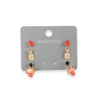 Mode Nouveau Style Doux Alliage Couleur Dames Mode Boucles D&#39;oreilles Sauvages En Gros main image 6