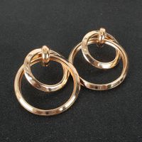 Fashion Alloy Electroplating Geometric Ring Wild Ladies Retro Earrings main image 4