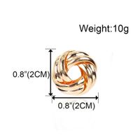 Hohlmode All-match-ohrringe Aus Geometrischer Legierung Im Großhandel main image 6