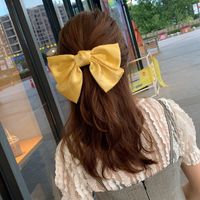 Satin Bow Hairpin French Top Clip Hairpin Back Head Clip Hair Accessories Wholesale main image 4