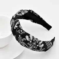 New Cashew Flower Fabric Baroque Headband  Wholesale main image 3