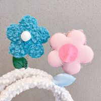 Korean Lamb Velvet Flower Wash Headband Hair Accessories Hairpin Wholesale main image 5