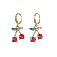 Korean New Cherry Wild Girls Alloy Necklace Earrings Set Hot-saling Wholesale main image 6