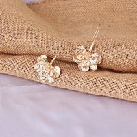 New Fashion Trend Wild Ethnic Style Flower Alloy Earrings For Women main image 3