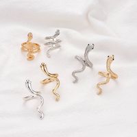 Hot Sale Alloy Smooth Snake Ring Wholesale main image 5