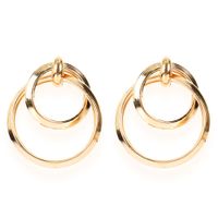 Fashion Alloy Electroplating Geometric Ring Wild Ladies Retro Earrings sku image 1