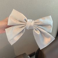 Satin Bow Hairpin French Top Clip Hairpin Back Head Clip Hair Accessories Wholesale sku image 1