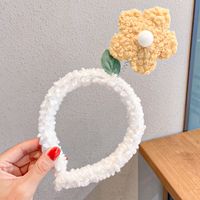 Korean Lamb Velvet Flower Wash Headband Hair Accessories Hairpin Wholesale sku image 2