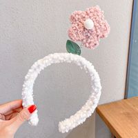 Korean Lamb Velvet Flower Wash Headband Hair Accessories Hairpin Wholesale sku image 4