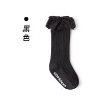 Children's Socks For Autumn And Winter New Solid Color Lace Middle Tube Socks Autumn Cotton Baby Wholesale sku image 8