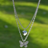 Hot Selling Fashion Love Butterfly Necklace Wholesale main image 5