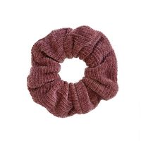Korean  Knitted Fabric Pure Color New Elastic Hair Scrunchies  Wholesale main image 6