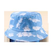 Hot Selling Blue Sky And White Clouds Fisherman Hat Casual Sunshade Hat main image 6