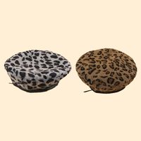 Hot Selling Fashion Retro Leopard Berethat Wholesale main image 6