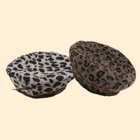 Hot Selling Fashion Retro Leopard Berethat Wholesale main image 4