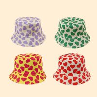 Hot Selling Fashion Love Double-sided Fisherman Hat Shade Sunscreen Hat Wholesale main image 6