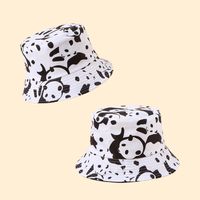 Hot Selling Fashion Black And White Panda Fisherman Hat main image 4