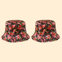 Hot Selling Retro Fashion Fisherman Hat Rose Flower Sun Hat Wholesale main image 1