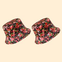 Hot Selling Retro Fashion Fisherman Hat Rose Flower Sun Hat Wholesale main image 3