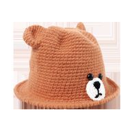 Vente Chaude Chapeau De Parent-enfant En Laine Chaude Ours Mignon main image 6