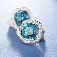 Koreanische Ohrringe Diamant Kristall Ohr Clips Weibliche Persönlichkeit Braut Accessoires  Hot Sale Schmuck 124960 sku image 2