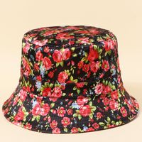Hot Selling Retro Fashion Fisherman Hat Rose Flower Sun Hat Wholesale sku image 1