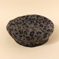 Hot Selling Fashion Retro Leopard Berethat Wholesale sku image 3