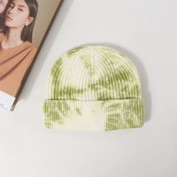Hot Selling Fashion Tie-dye Knitted Woolen All-match Cap Wholesale sku image 1