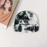 Hot Selling Fashion Tie-dye Knitted Woolen All-match Cap Wholesale sku image 3