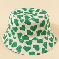 Hot Selling Fashion Love Double-sided Fisherman Hat Shade Sunscreen Hat Wholesale sku image 4