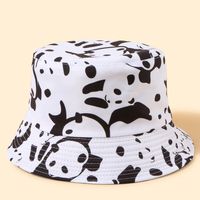 Hot Selling Fashion Black And White Panda Fisherman Hat sku image 1