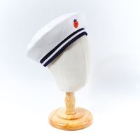 Hot Selling Fashion Embroidered Beret Navy Wild Sun Octagonal Hat Wholesale sku image 2