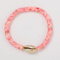 New Fashion Bohemian Ethnic Style Shell All-match Color Soft Clay Bracelet sku image 1