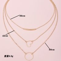 New Trend Women's Multi-layer Love Fashion Accessories Necklace Combination main image 3