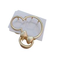 Hot Selling Fashion Metal Matte Lady Mouse Hollow Flower Hair Clip main image 6