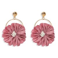 Fashion Personality Creative Simulation Flower Earrings main image 1