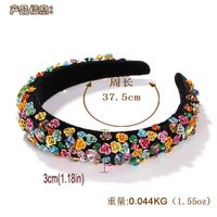 Hot Selling Fashion Wide-sided Fashion Handmade Flower Headband Wholesale main image 6