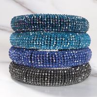 Hot Selling Fashion Beaded Winding Crystal Beads Temperament Sponge Headband main image 3
