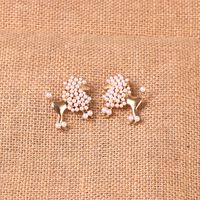 Hot Selling Creative Pearl Puppy Animal Earrings Wholesale main image 5