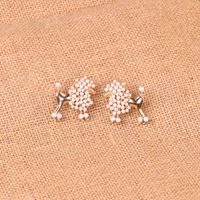 Hot Selling Creative Pearl Puppy Animal Earrings Wholesale main image 6