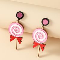 Fashion Sweet And Cute Girl Heart Bow Earrings Wholesale main image 4