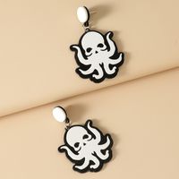 Fashion Cute Fun Funny  Creative Ocean Octopus Earrings Wholesale main image 3