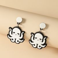 Fashion Cute Fun Funny  Creative Ocean Octopus Earrings Wholesale main image 4