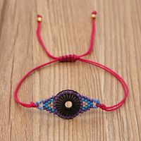 Fashion Geometric Bohemian Style Handmade Jewelry Rice Bead Braided Bracelet main image 5