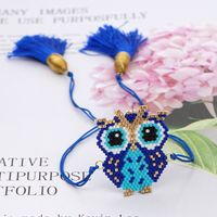 Fashion Rice Beads Woven Owl Animal Series Bohemian Style Bracelet main image 1