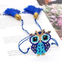 Fashion Rice Beads Woven Owl Animal Series Bohemian Style Bracelet main image 4