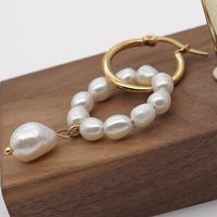 Hot Selling Fashion Special-shaped Pearls Personality Exaggerated Earrings main image 4