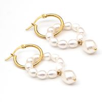 Hot Selling Fashion Special-shaped Pearls Personality Exaggerated Earrings main image 6